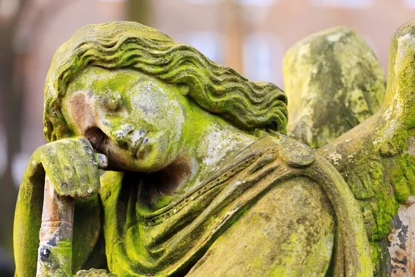 Historické Angel od starý hřbitov, Česká republika — Stock fotografie