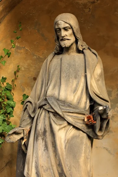 Jésus historique sur le vieux cimetière de Prague, République tchèque — Photo