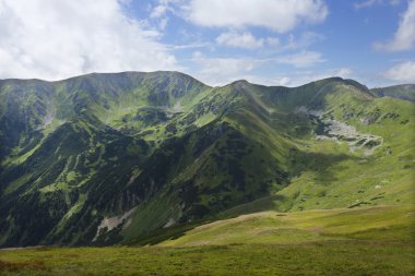 Renkli yaz Slovakya dağlar düşük Tatras görünümünden