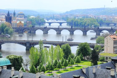 Renkli Prague City ile onun köprüler, Çek Cumhuriyeti