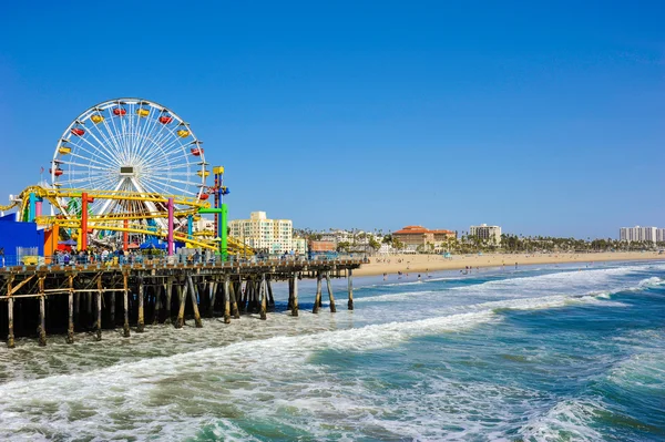 Santa Monica Pier, Kalifornien — Stockfoto