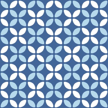 Japon Petal Motif Vektörü Kusursuz Desen