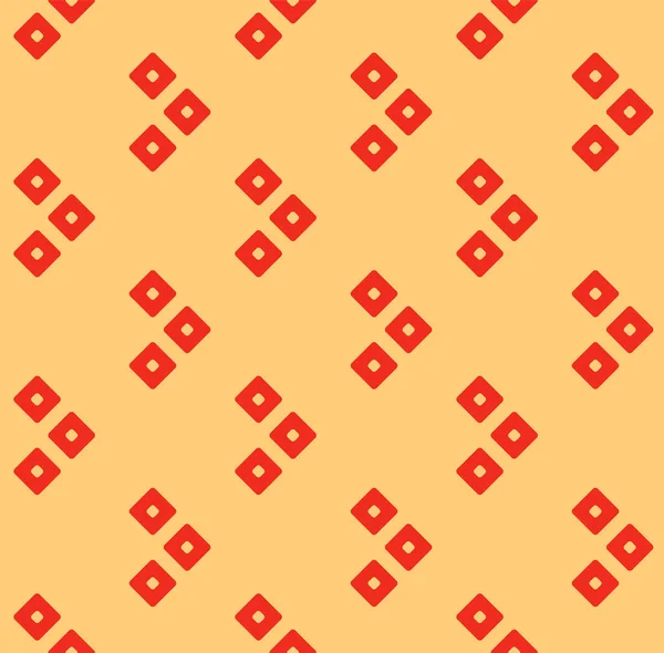 Japanese Diamond Arrow Vector Seamless Pattern — 스톡 벡터