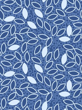 Japon Düşen Yaprak Vektörü Kusursuz Desen