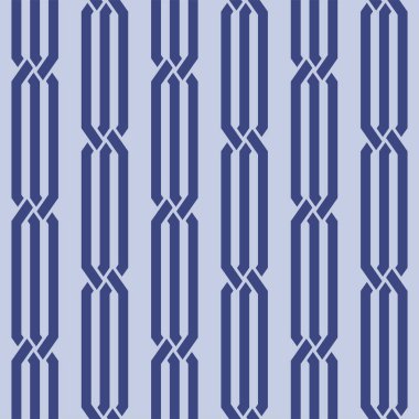 Japon Altıgen Zincir Çizgili Vektör Kusursuz Desen