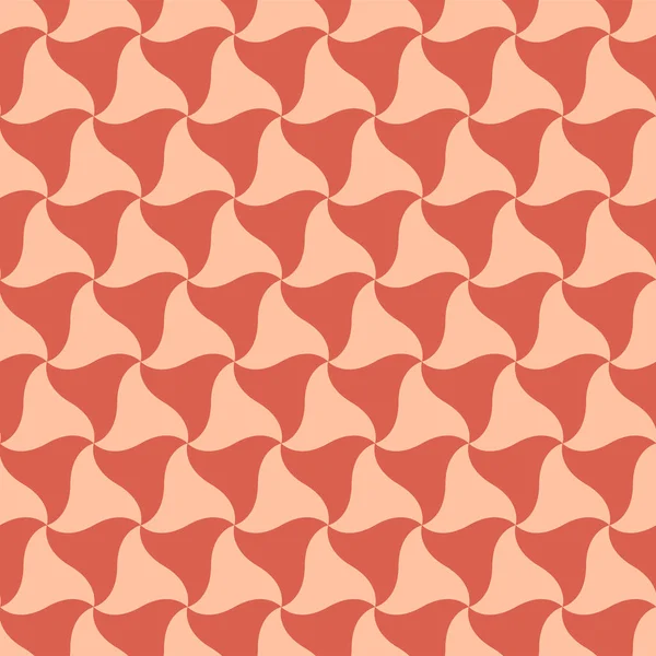 Japanese Swirl Triangle Vector Seamless Pattern — 스톡 벡터