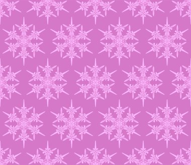 Japon Pembe Kar Tanesi Vektörü Kusursuz Desen