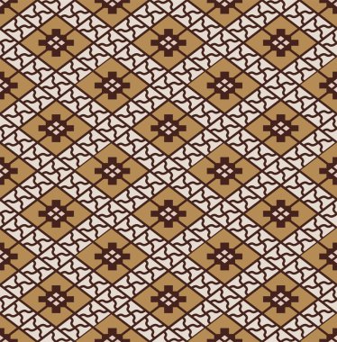 Japon Lüks Elmas Mozaik Vektörü Kusursuz Desen