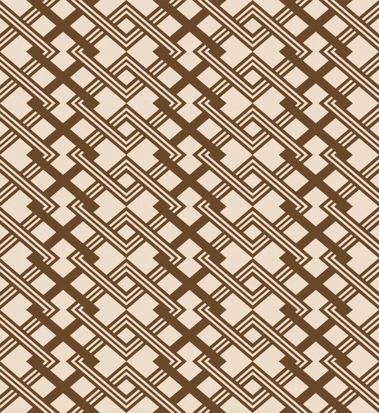 Japanische Überlappung Diamond Vector Seamless Pattern — Stockvektor