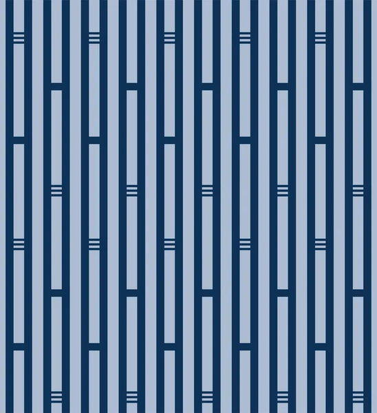 Japanese Geometric Bamboo Vector Seamless Pattern — 스톡 벡터