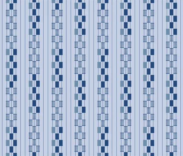 Japanese Stripe Plaid Vector Seamless — 스톡 벡터