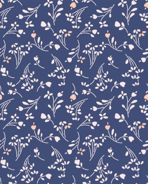 Japon Şirin Buket Vektörü Kusursuz Desen