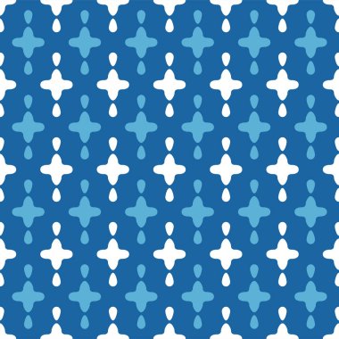 Japon Sevimli Sanat Haçı Şekil Vektörü Kusursuz Desen