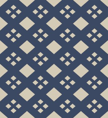 Japon Geometrik Elmas Ekose Vektörü Kusursuz Desen