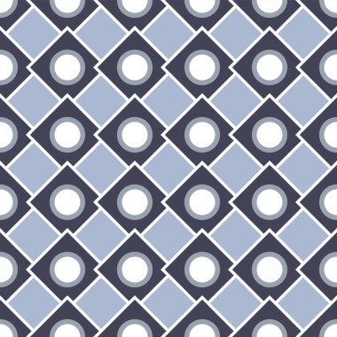 Japon Kare Zinciri Elmas Vektörü Kusursuz Desen