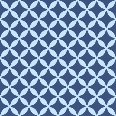 Japon Çiçeği Elmas Vektörü Kusursuz Desen