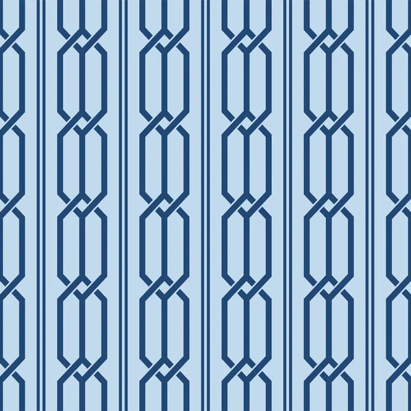 Japonais Chevauchement Hexagone Ligne Vectoriel Sans Couture Modèle — Image vectorielle