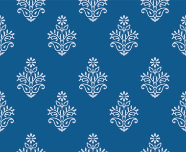 Japon Buket Sanatı Motif Vektörü Kusursuz Desen