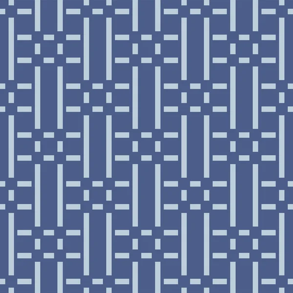 Japanische Stripe Weave Vector Seamless Pattern — Stockvektor