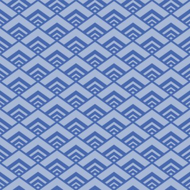 Japon Elmas Zigzag Dalga Vektörü Kusursuz Desen