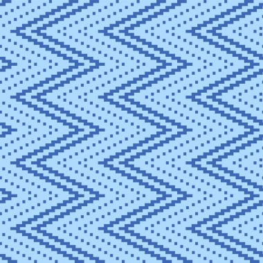 Japonca Zigzag Piksel Çizgi Vektörü Kusursuz Desen