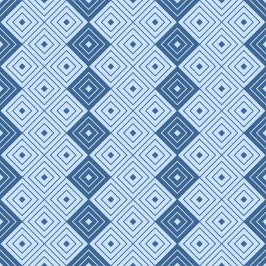 Japon Üst üste Kare Ağ Vektörü Kusursuz Desen