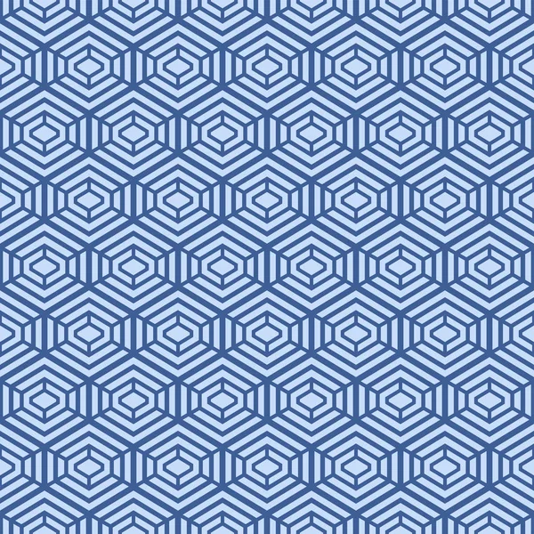 日本六边形净矢量无缝线模式 — 图库矢量图片