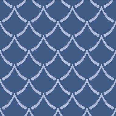 Japon Tepesi Eğrisi Dalga Vektörü Kusursuz Desen