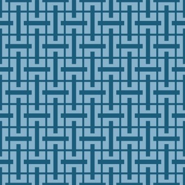Japonca Geometrik Dokuma Hattı Vektörü Kusursuz Desen