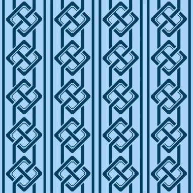 Japon Elmas Meydanı Zincir Vektörü Kusursuz Desen