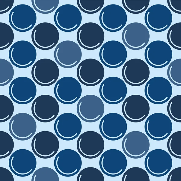 Japanische Blue Dot Vector Nahtlose Muster — Stockvektor