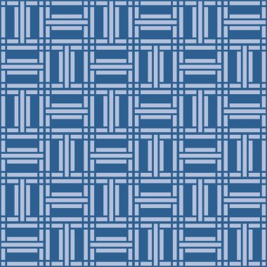 Japon Kare Dokuma Vektörü Kusursuz Desen