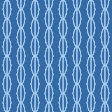 Japon Zigzag Curl Hattı Vektörü Kusursuz Desen