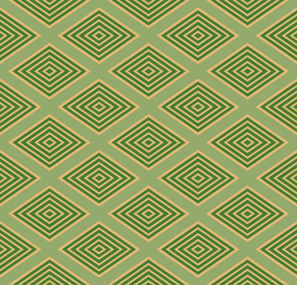 Japonês Diamond Labirinto Tile Vector Padrão Sem Costura — Vetor de Stock