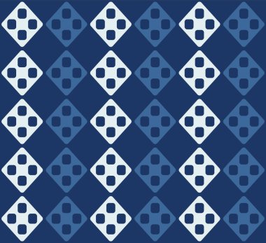 Japon Elmas Ekoseli Vektör Kusursuz Desen