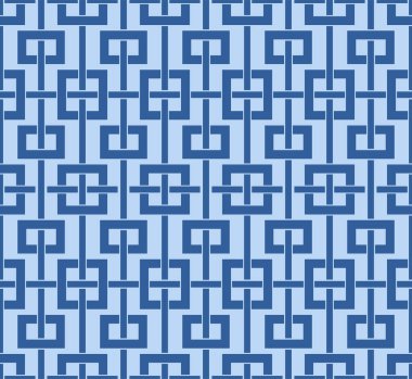 Japon Kare Örgü Örgü Vektörü Kusursuz Desen