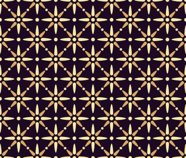 Japon Yıldız Çiçeği Elmas Vektörü Kusursuz Desen