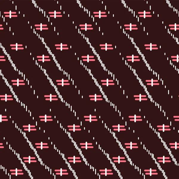 Japanische Diagonal Wave Line Vector Seamless Pattern — Stockvektor