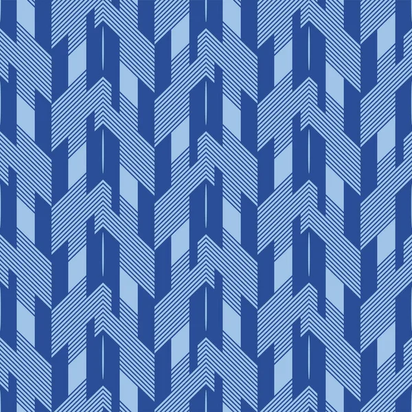 Japon Zigzag Dokuma Vektörü Kusursuz Desen