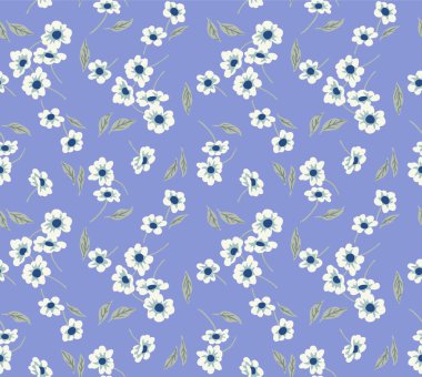 Japon Romantik Çiçek Sonbahar Vektörü Kusursuz Desen