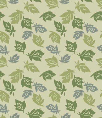 Japon Vahşi Yaprak Sonbahar Vektörü Kusursuz Desen