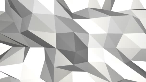 Low Poly abstrakten Hintergrund. — Stockvideo