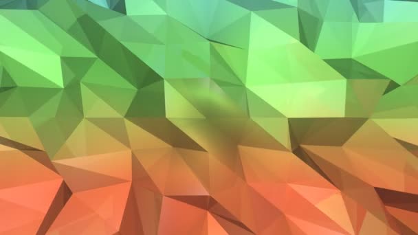 Low Poly abstrakten Hintergrund. — Stockvideo