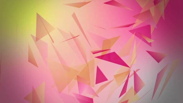 Low poly Valentine karty — Wideo stockowe