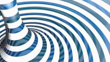 Mavi ve beyaz torus döngü animasyon.