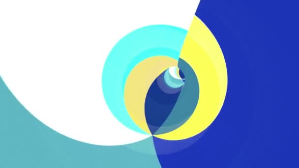 Color VJ tunnel background. Loop animation. — Stock Video