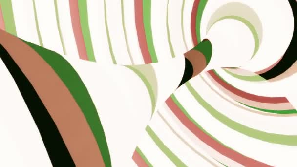 Toro de movimiento multicolor. Animación Loop . — Vídeos de Stock