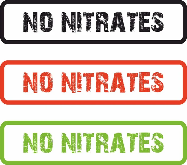 Pas Tampon Nitrates Inscription — Image vectorielle