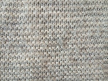 Gri örgü yün desen arka plan ve doku 