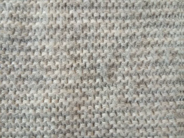 Gri örgü yün desen arka plan ve doku 